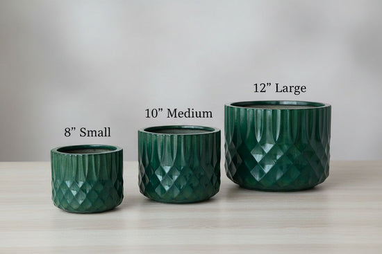 Lightweight Indoor/Outdoor Teal Planter, 3 Size Options