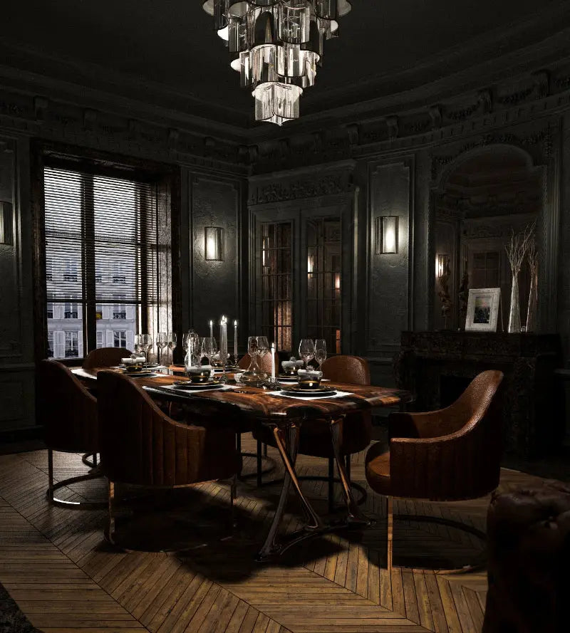 Custom Epoxy Resin Dining Room Table | Osso Dining Table