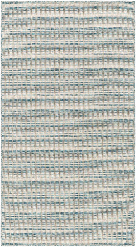 Greg Teal Outdoor Area Rug - Clearance