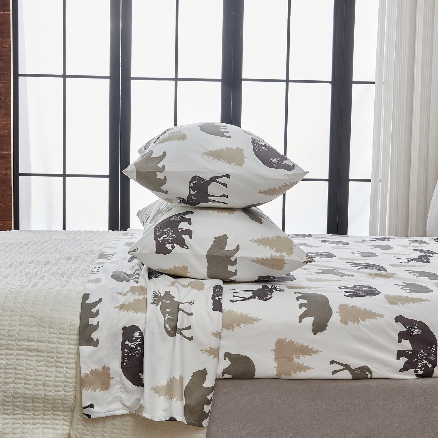 Lodge Printed Sheet Set - Mountain Ridge Collection