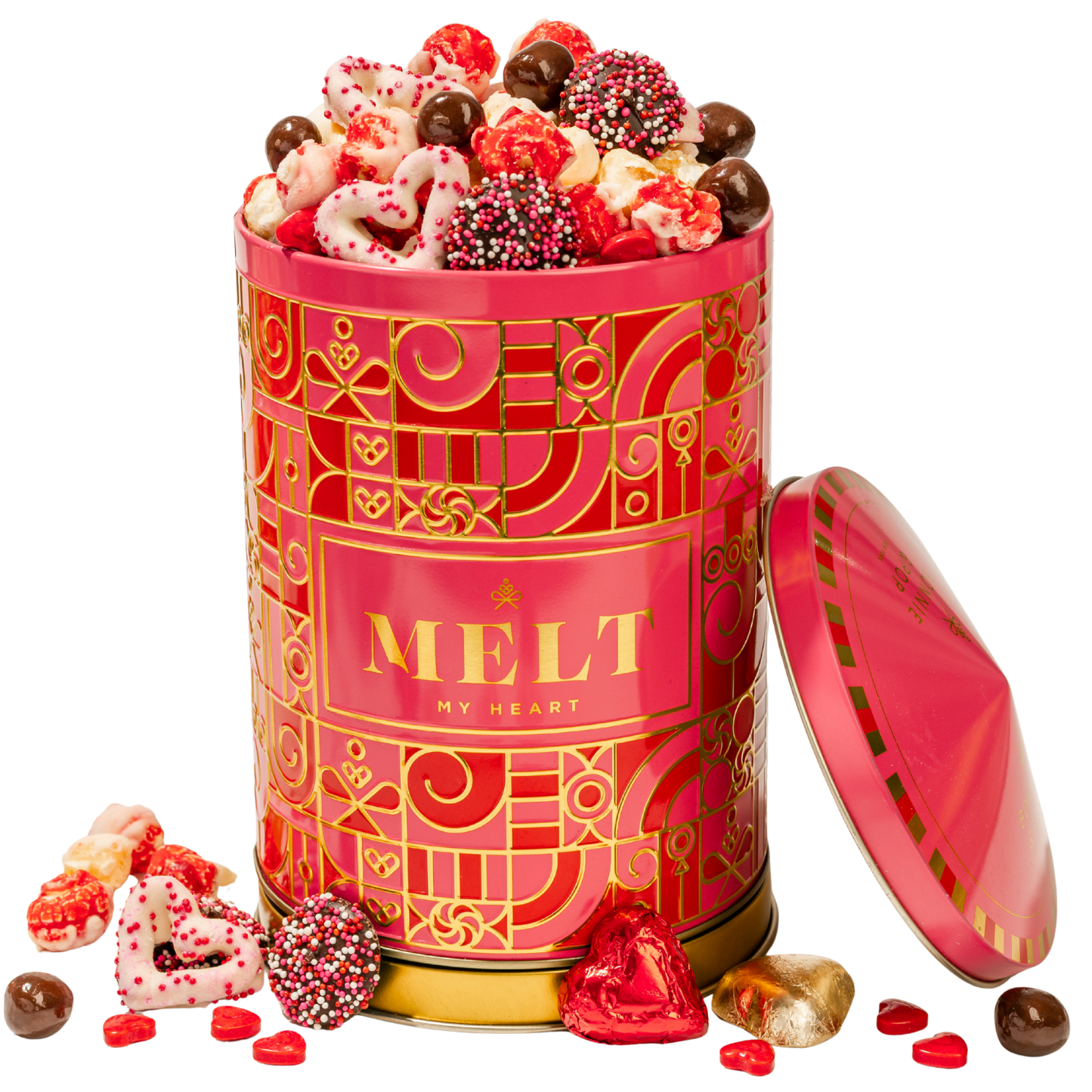 Valentines Day Gift Tin- Snack Assortment- Musical Gift Tin