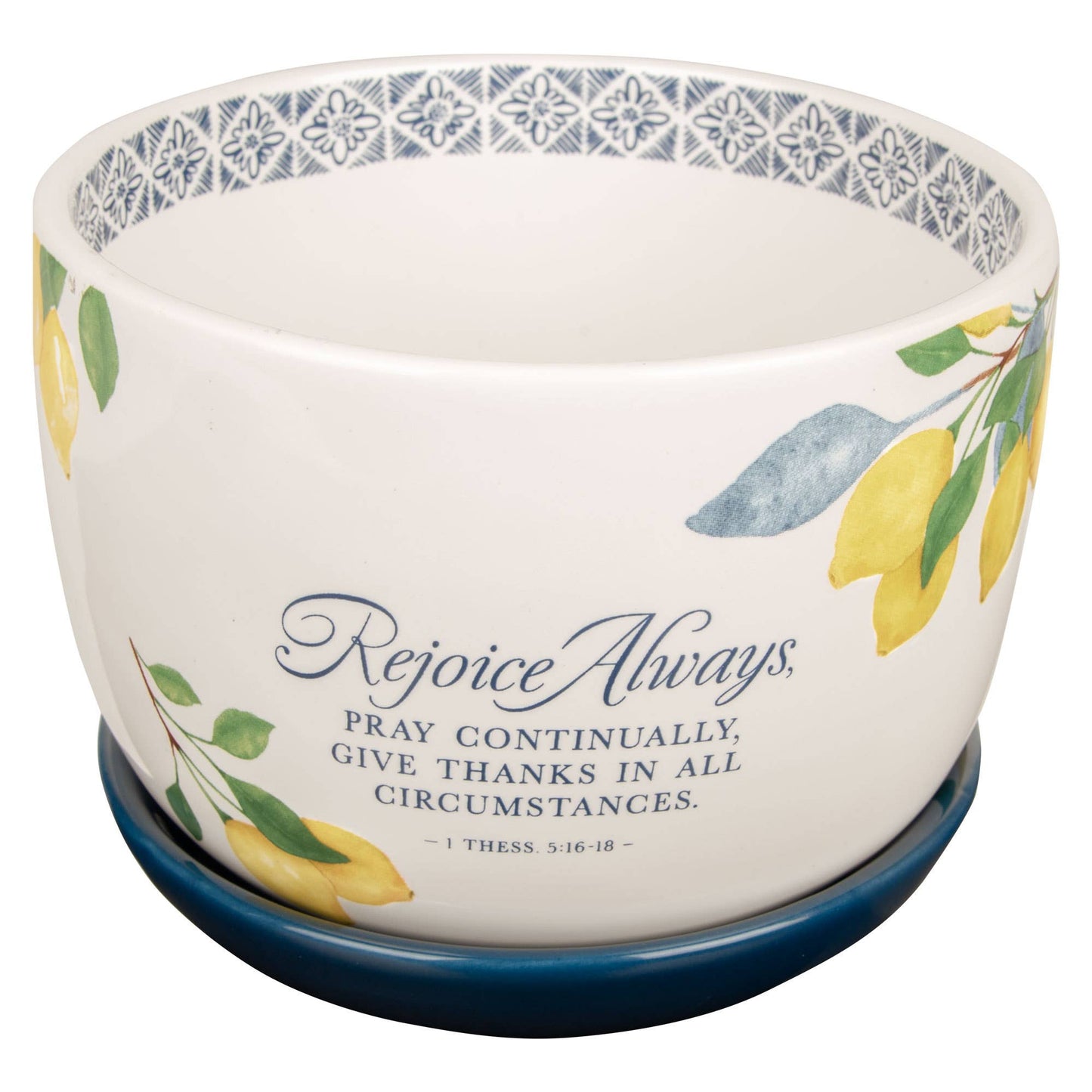 Planter Lemons Rejoice Always 1 Thess. 5:16-18