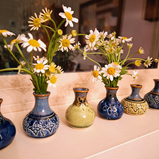 Amphora Bud Vases w/full pattern Made to Order