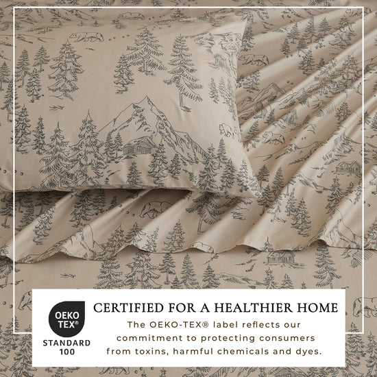 Lodge Printed Sheet Set - Mountain Ridge Collection