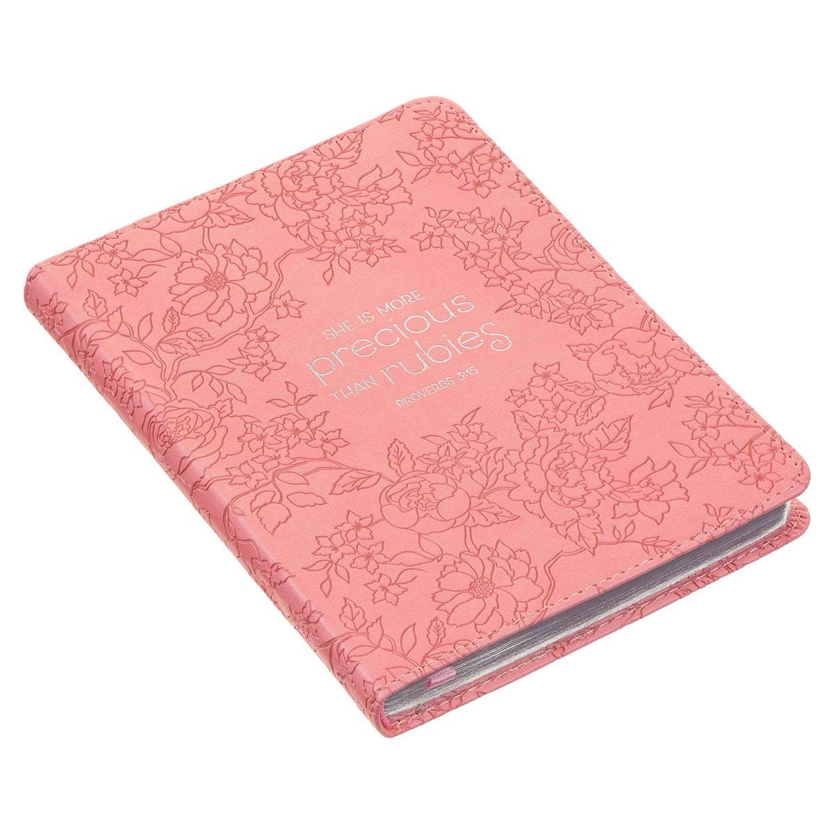 Journal Handy Pink More Precious Than Rubies Prov. 3:15