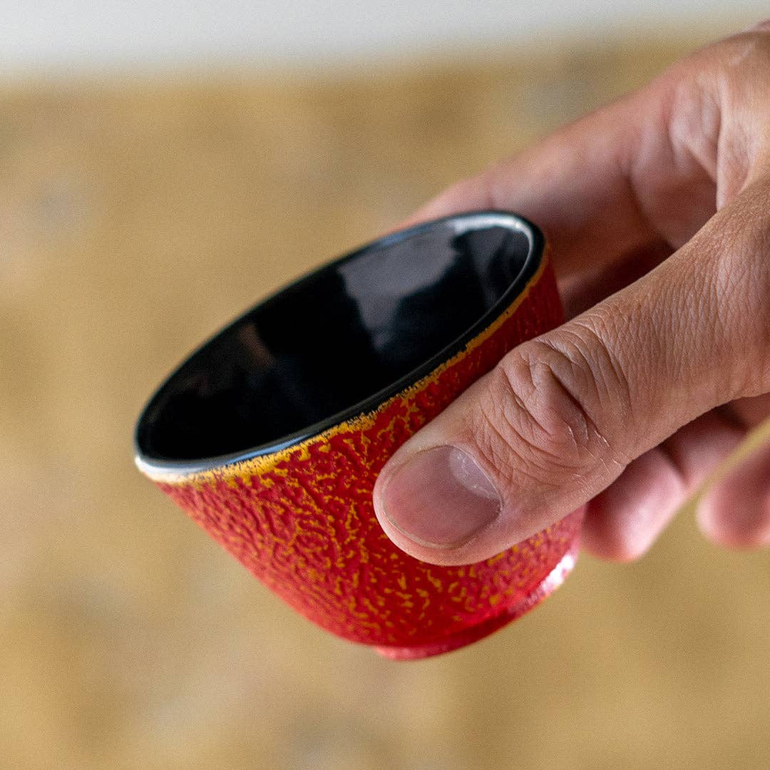 3oz Red Cast Iron Tea Cup (1/36)