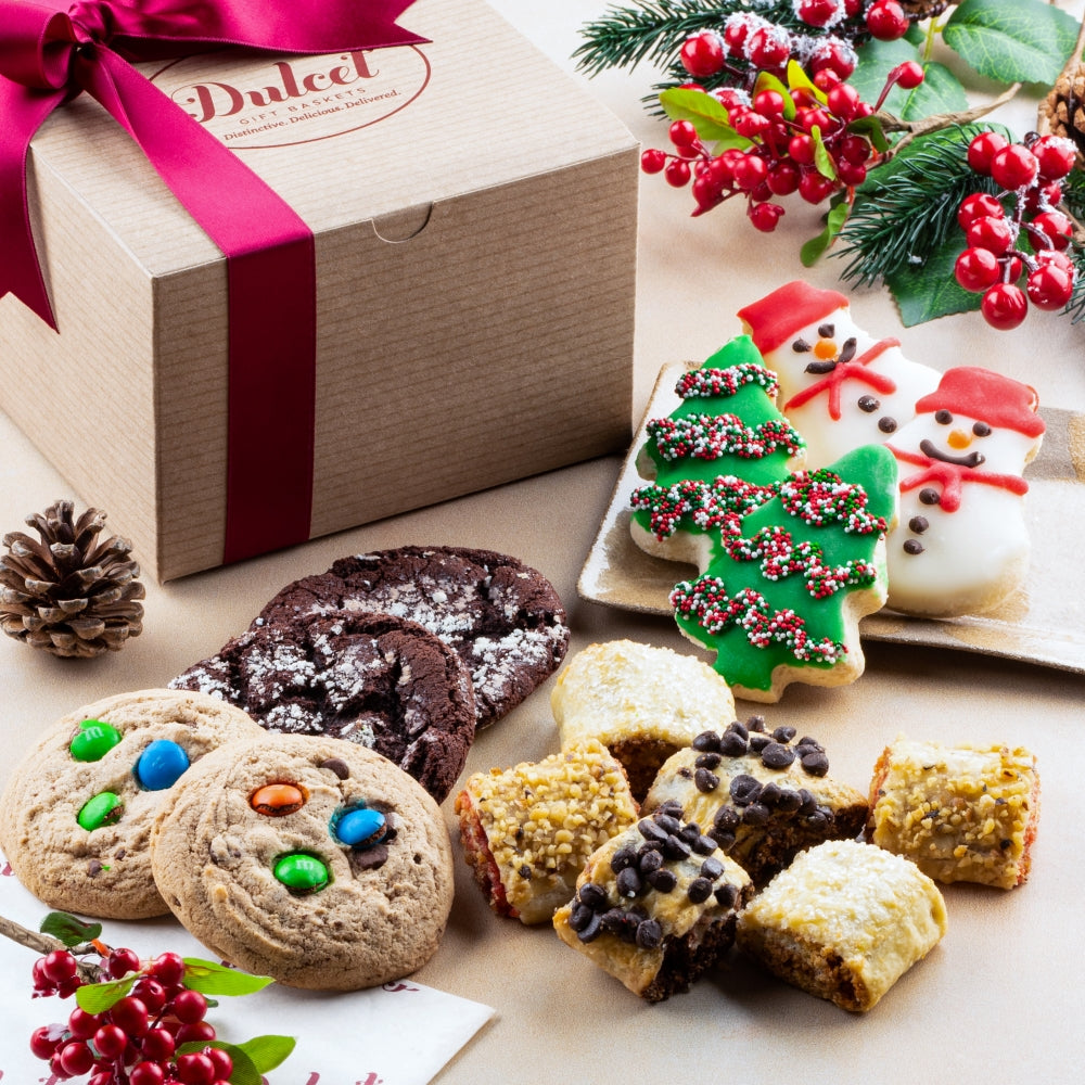 Classic Holiday Treats Gift Box, gourmet sweets gift for birthdays, holidays and celebrations from Cedar & Spice Gifts