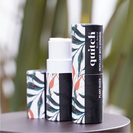 Quitch Bug Balm Repellent – Plant-Based, DEET-Free Insect Repellent Stick with Geraniol (Made in USA)