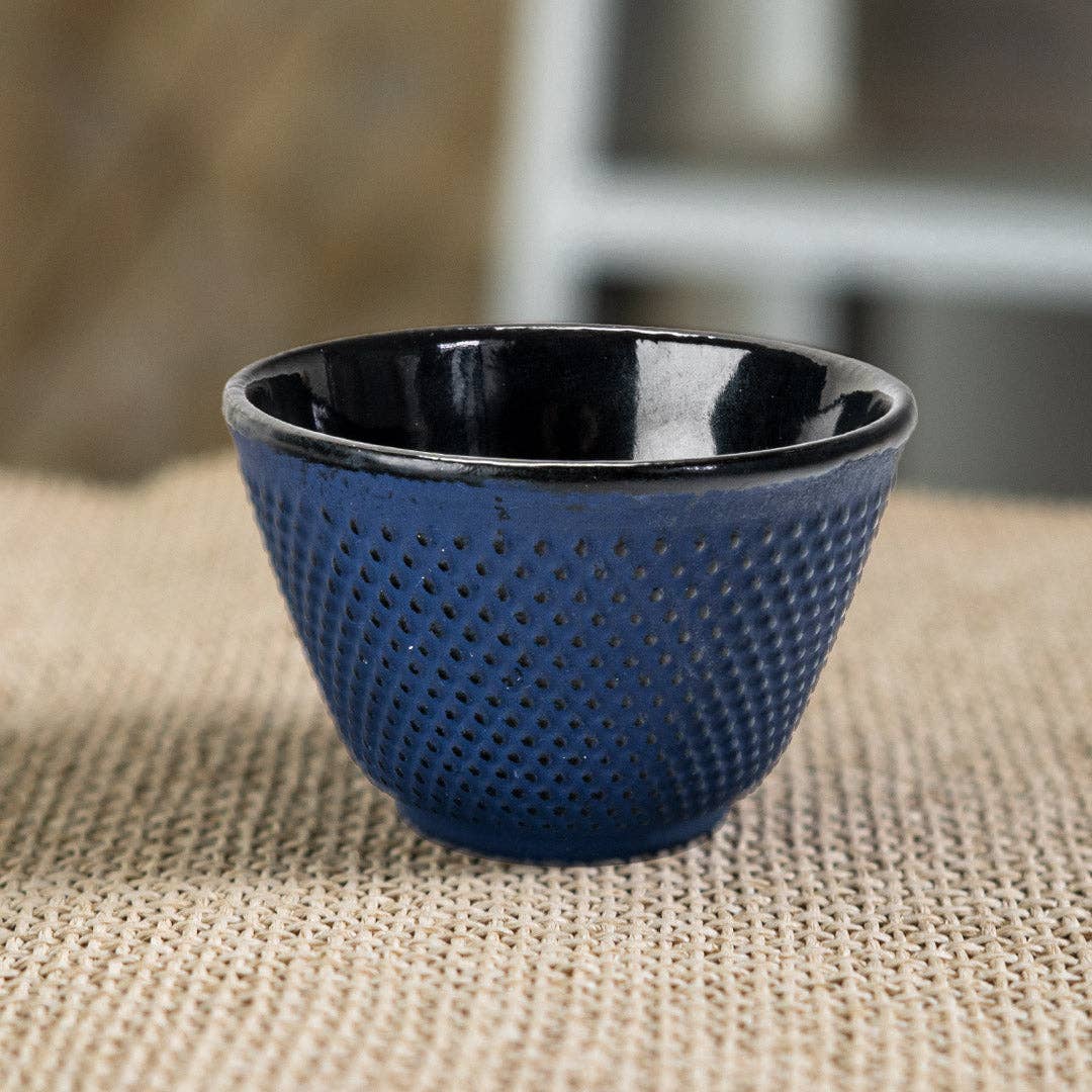 4oz Navy Hobnail Cast Iron Tea Cup (1/36)