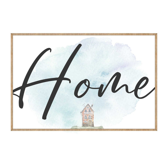 Home - Wooden Housewarming Gift - Contemporary Decor - Wall Decor - Farmhouse Sign - 310338