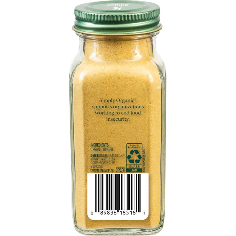 Simply Organic Ginger Root, Certified Organic