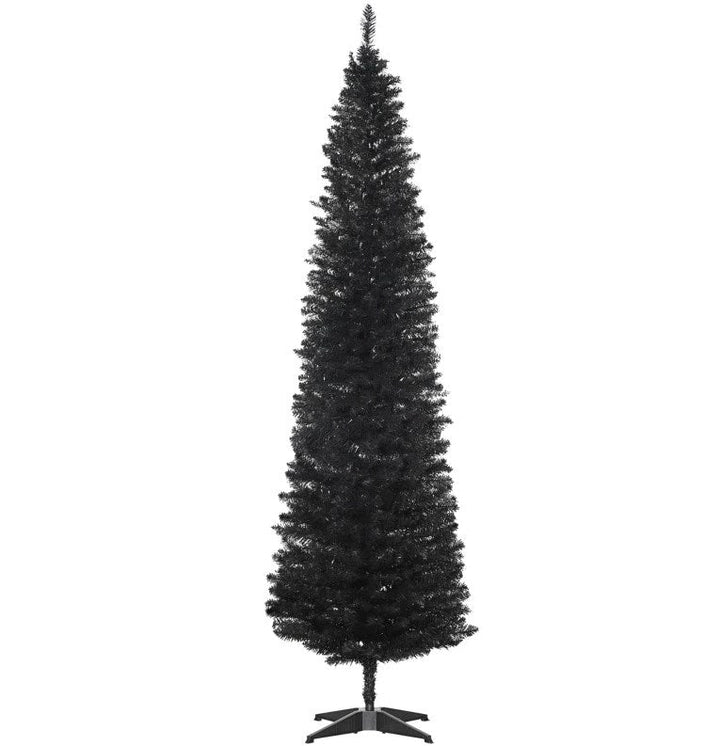 Pencil Christmas Tree with Sturdy Base, seasonal Christmas decor and holiday accent