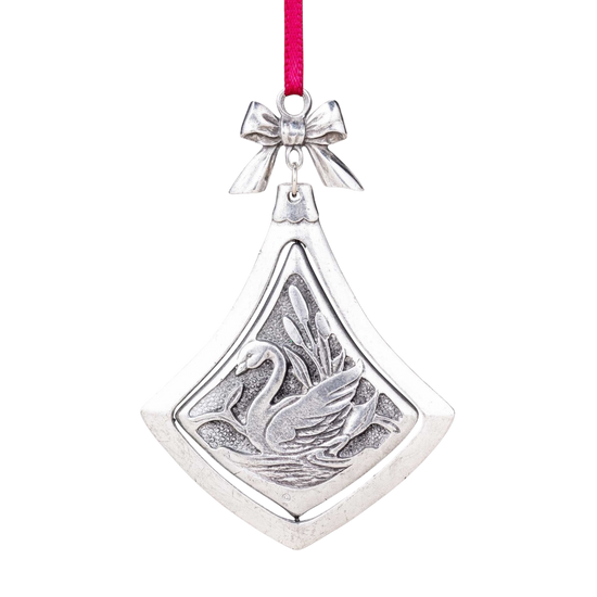 Seven Swans A Swimming Ornament  – Twelve Days of Christmas Series