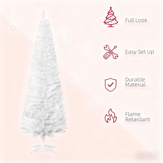 Slim Christmas Tree with Realistic Branches