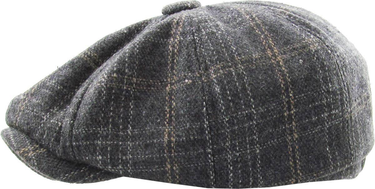 Plaid Button Ascot