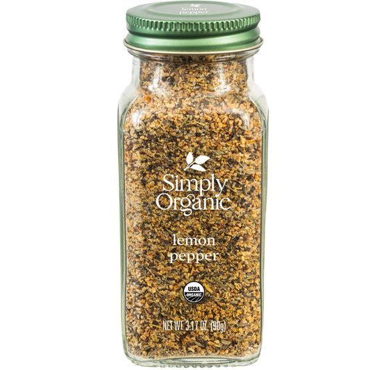 Lemon Peel Black Pepper, Certified Organic, Kosher, 3.17 Oz