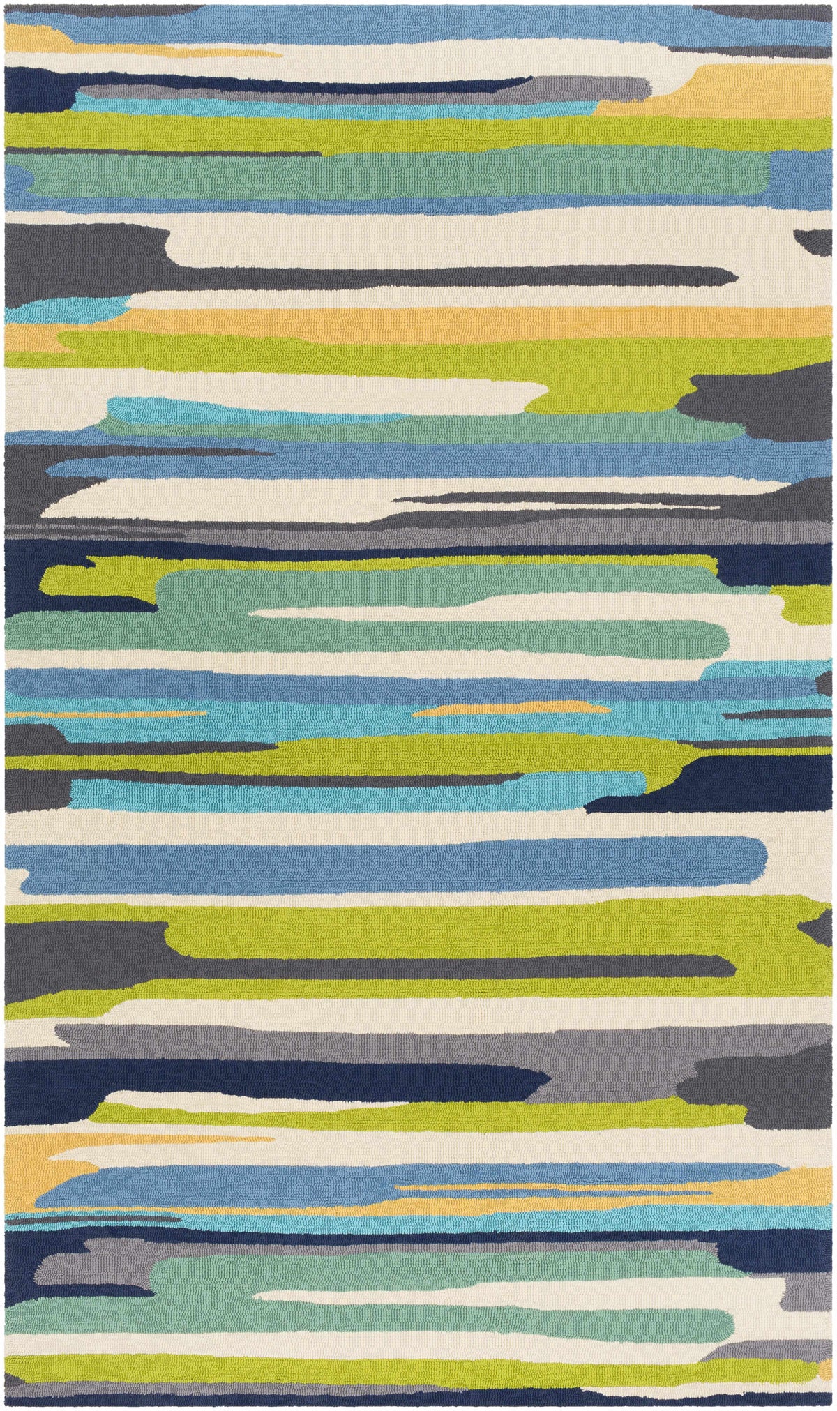 Ephrata Colorful Blue Outdoor Rug - Clearance