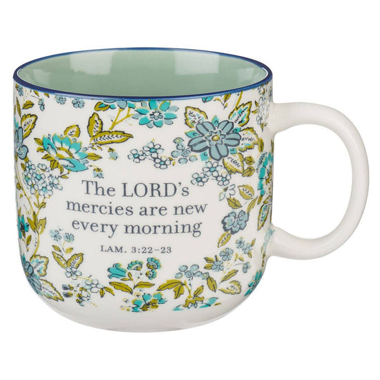 Mug Teal New Mercies Lam. 3:22-23