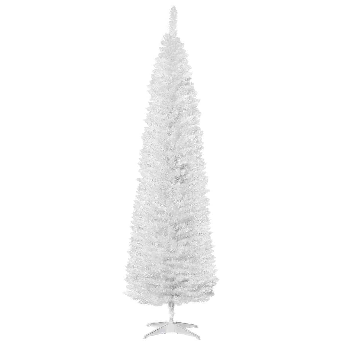 HOMCOM 7' Artificial Pencil Christmas Tree