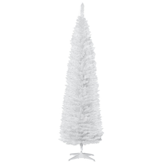 HOMCOM 7' Artificial Pencil Christmas Tree