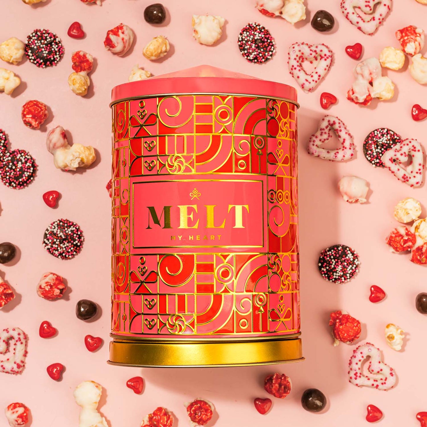 Valentines Day Gift Tin- Snack Assortment- Musical Gift Tin