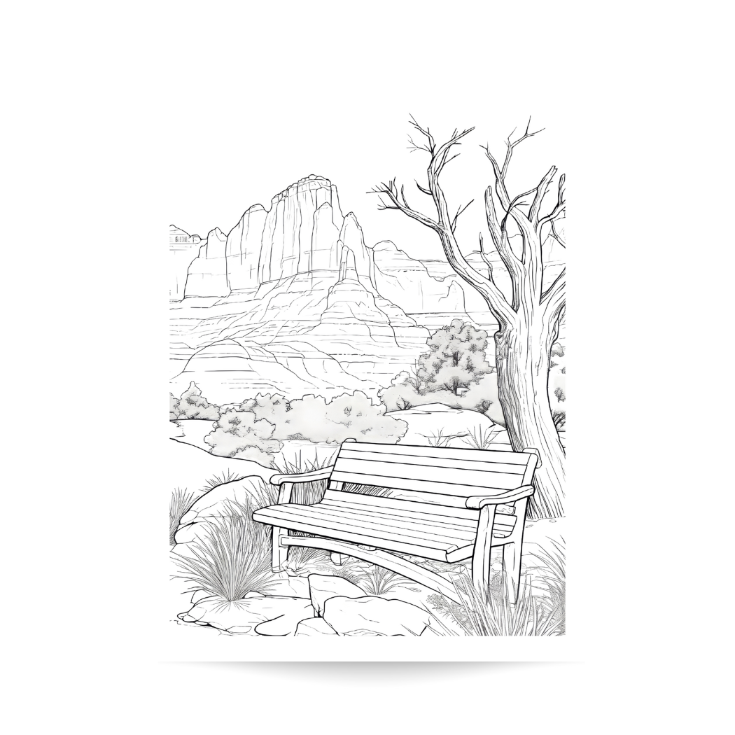 National Parks Coloring Book for Kids & Adults: Nature Lover