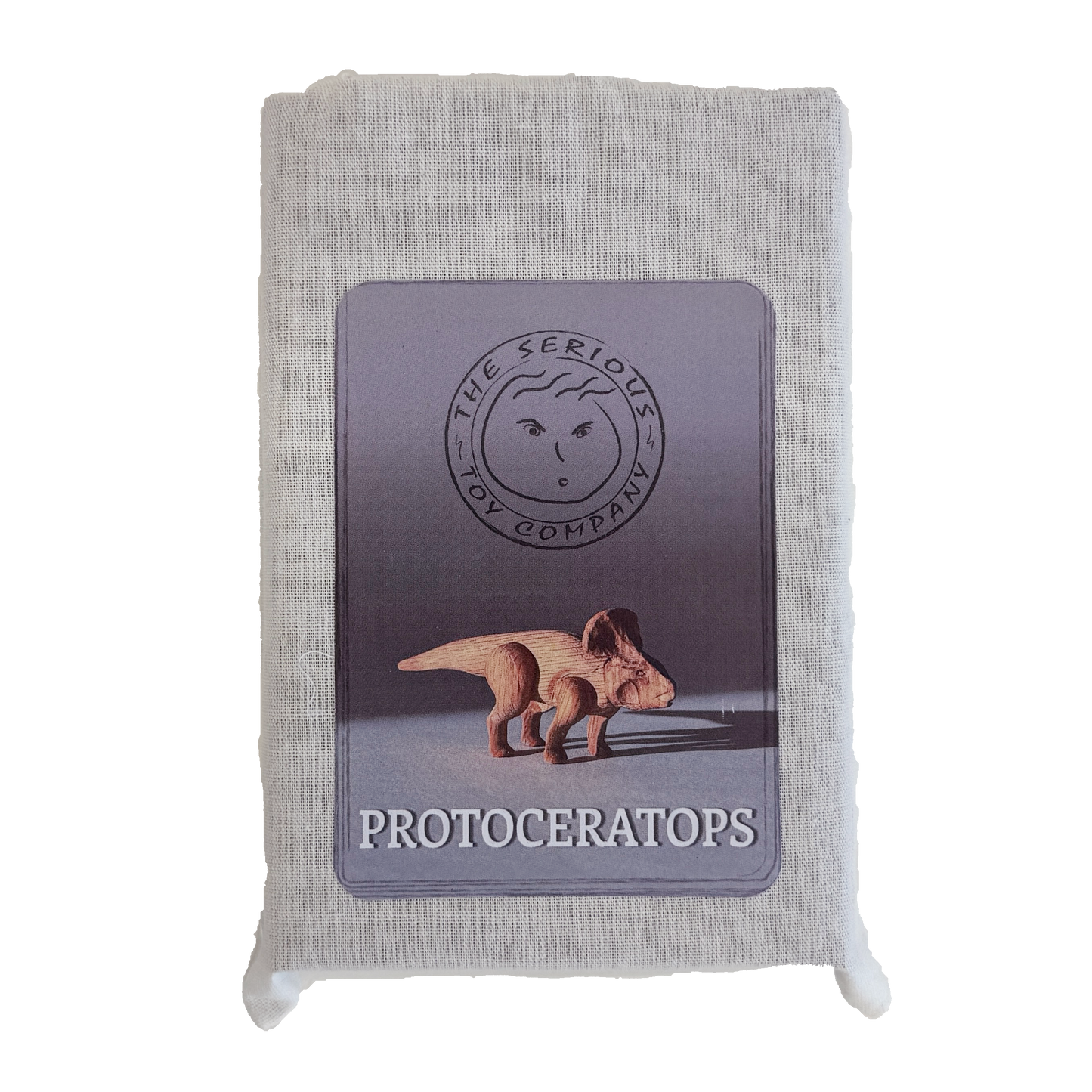 Wooden Protoceratops Dinosaur with Magnetic Joints