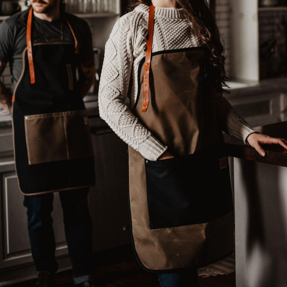 Waxed Canvas Apron  - USA Made