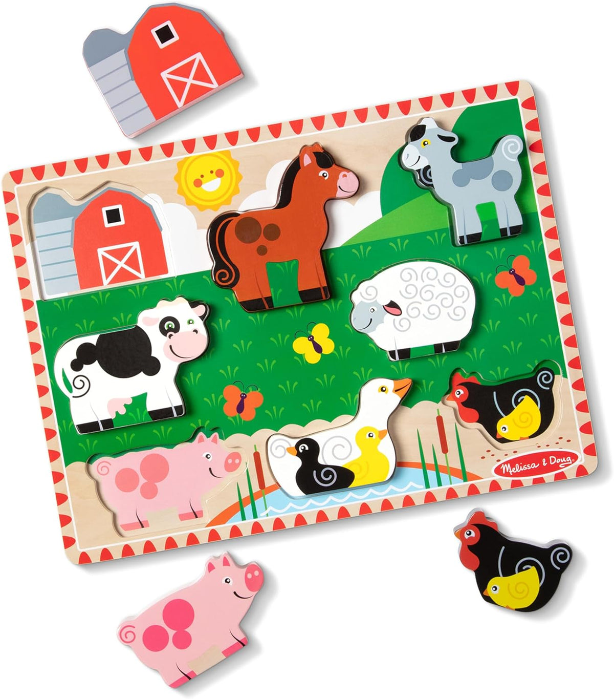 African Savana Adventure Watering Hole Toddlers Puzzle