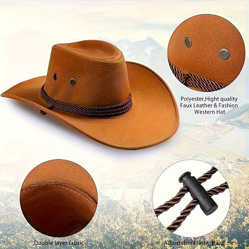Cowboy Party Hats – Lightweight Polyester Western Hats