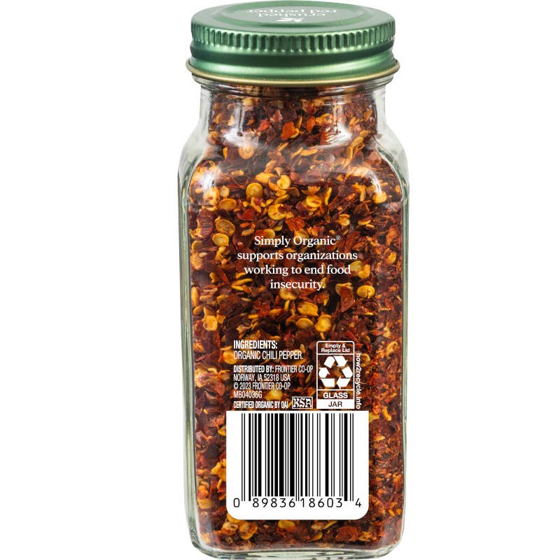 Simply Organic Crushed Red Pepper, Certified Organic