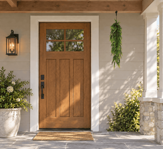 Fern Garland Artificial Hanging Bush 7.1×30in – NFPA 701 Certified – UV Resistant