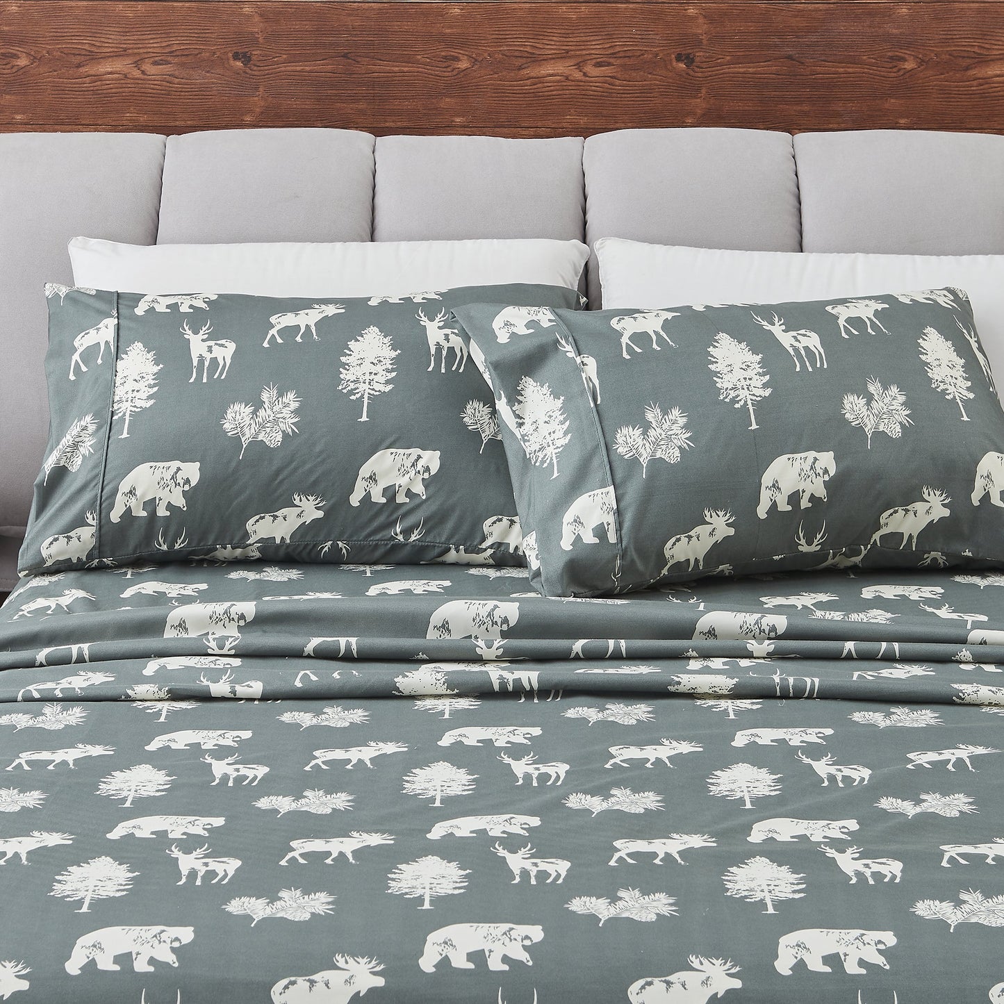 Lodge Printed Sheet Set - Mountain Ridge Collection