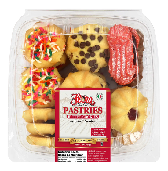 Butter Cookies - Assorted Varieties - 16 oz