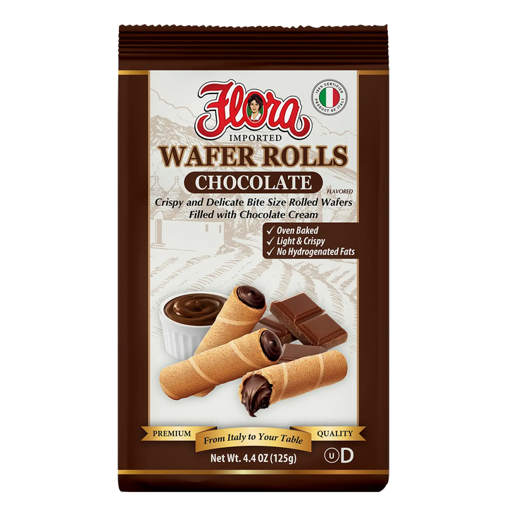 Wafer Rolls - Chocolate - 4.4 oz