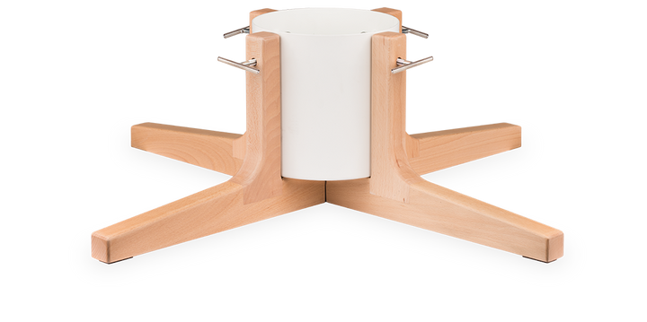 Rustic Christmas Tree Stand - Medium - White, Christmas tree stand for festive holiday display from Cedar & Spice Gifts