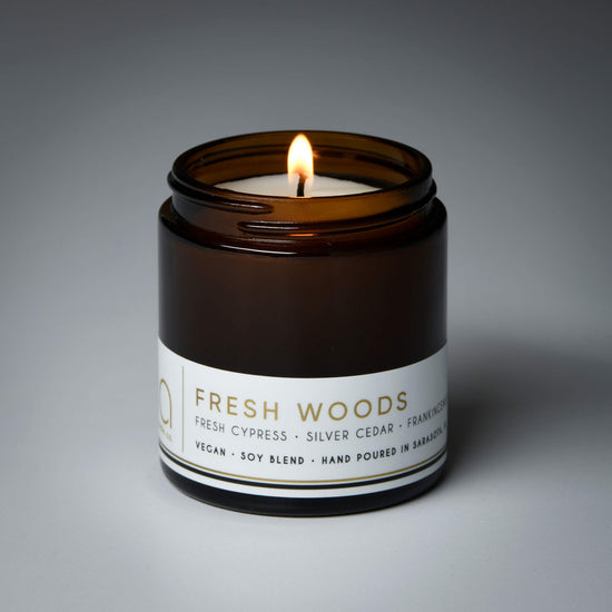 Fresh Woods Soy Blend Candle — Pine, Balsam, Fir & Cedar