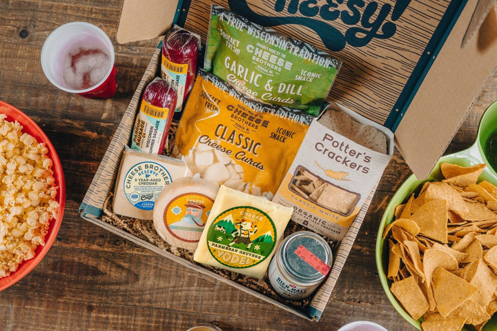 Deluxe Game Day Essentials Gift Pack, gourmet gift basket for birthdays, holidays and special occasions from Cedar & Spice Gifts