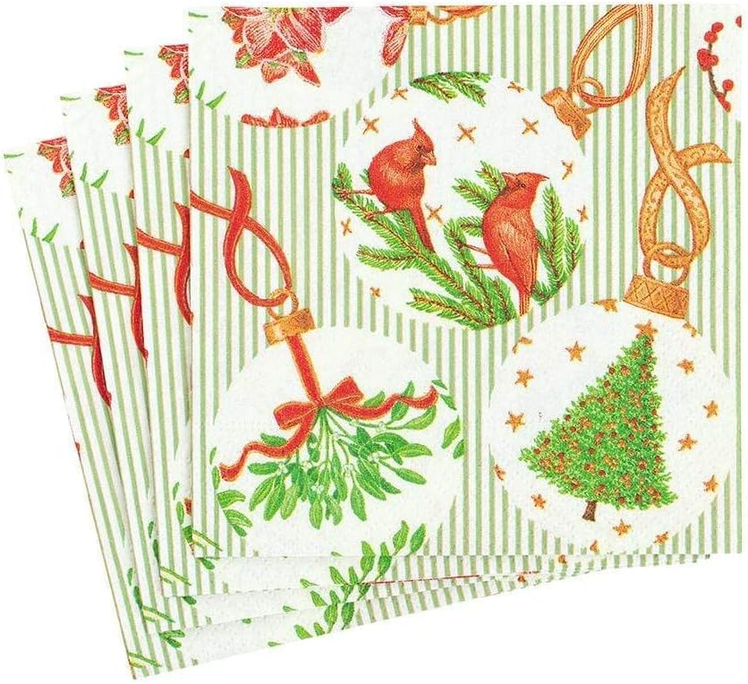 Botanical Ornaments Paper Cocktail Napkins