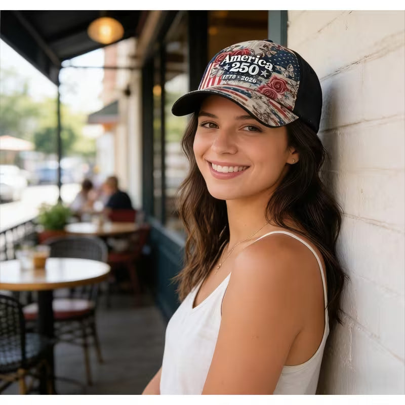 USA 250th Anniversary 3D Baseball Cap