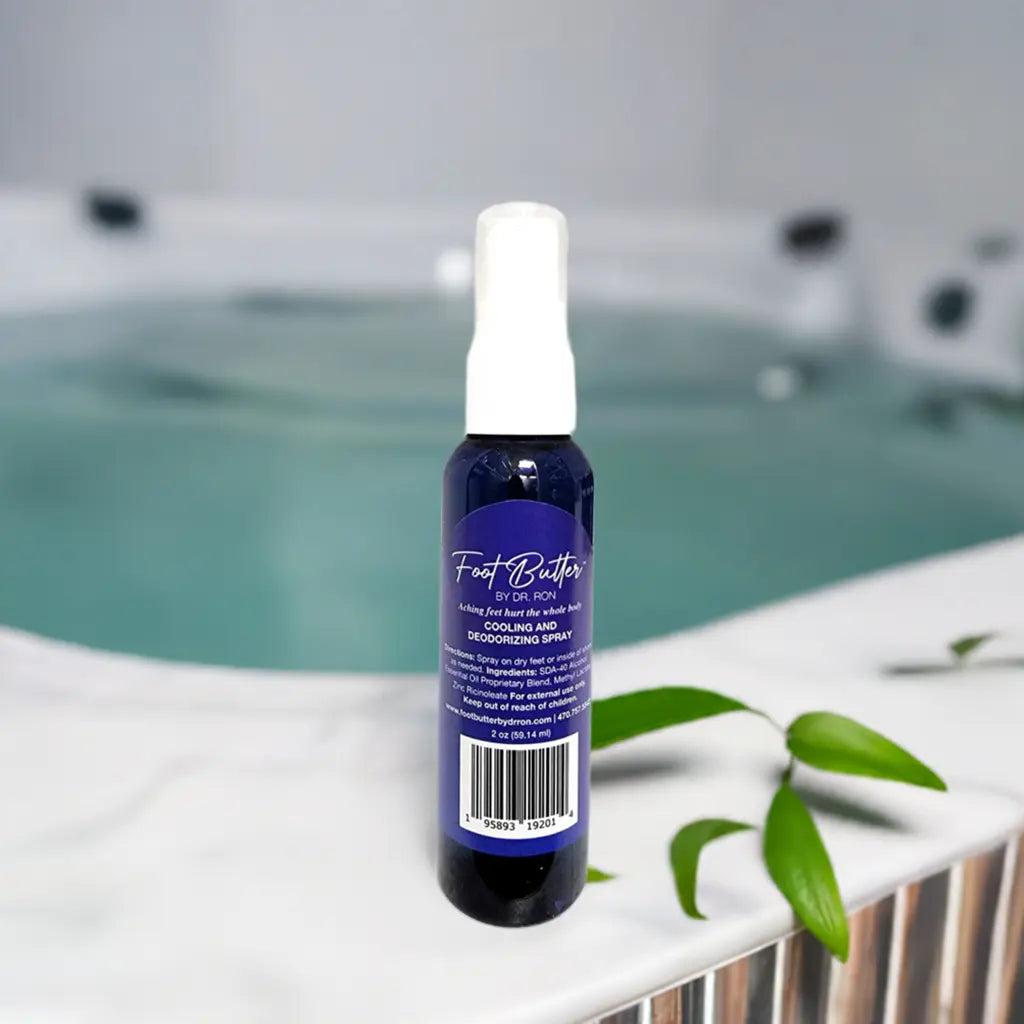 Lavender Cooling & Deodorizing Foot Spray – 2 oz Freshness & Odor Control