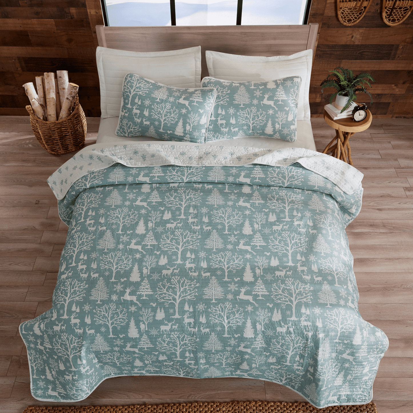 Lodge Woods Quilt - Winter Solstice Collection