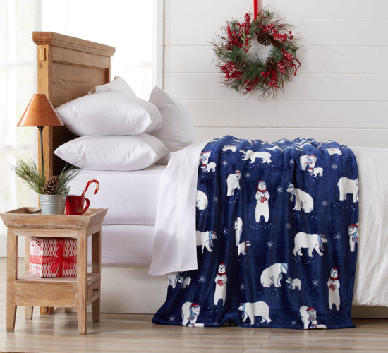 Velvet Throw Blanket - Pearl Collection