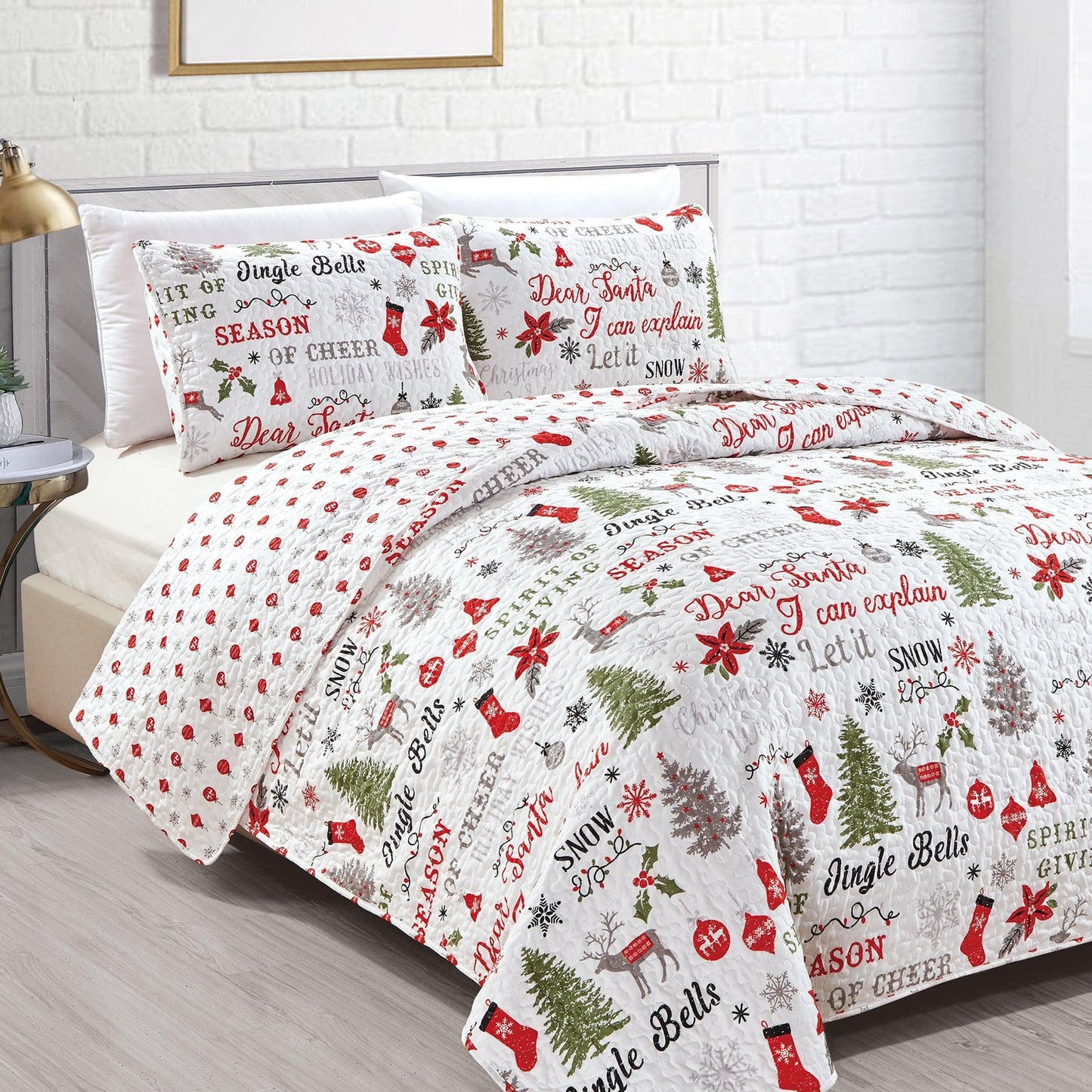 Holiday Quilt Set - Carol Collection