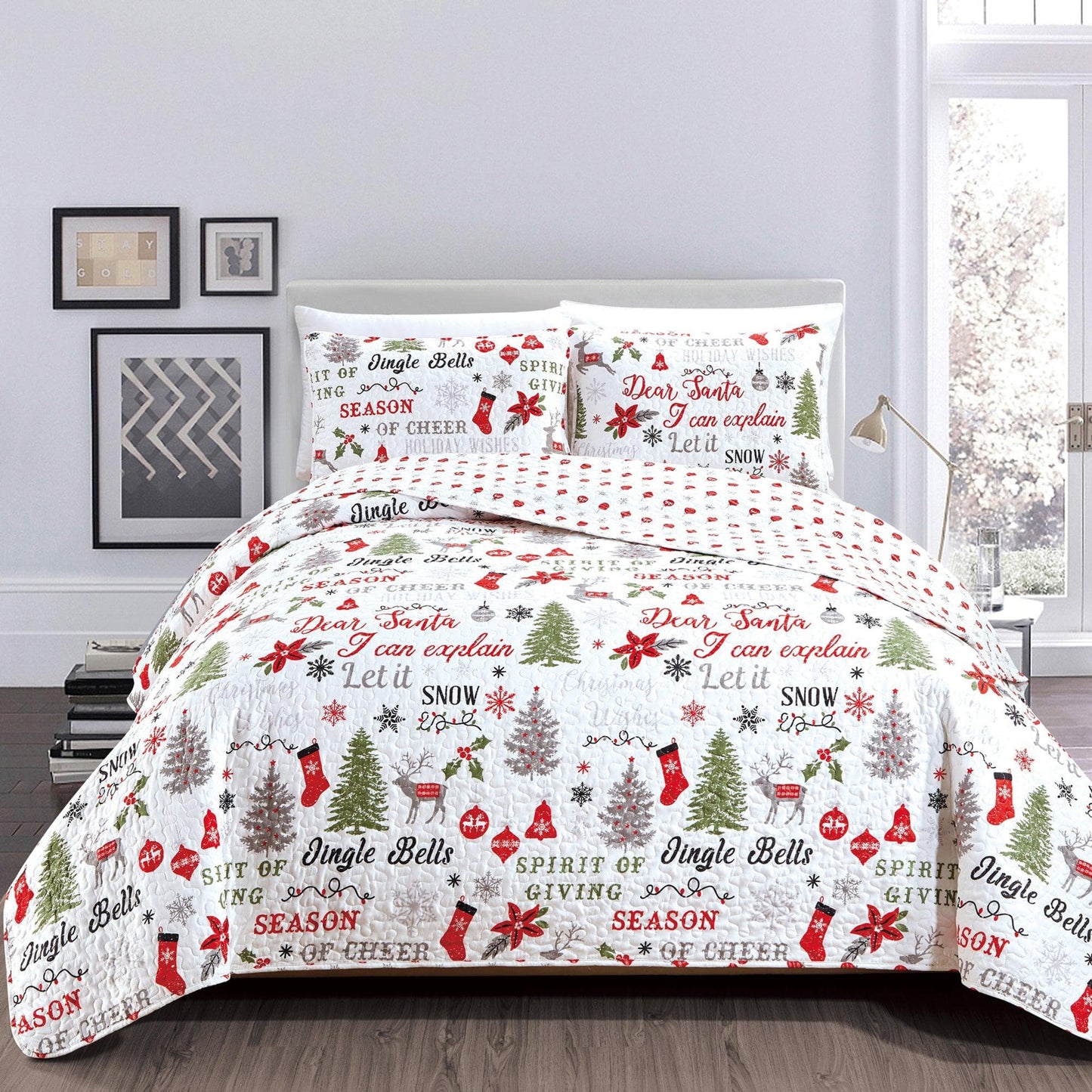 Holiday Quilt Set - Carol Collection