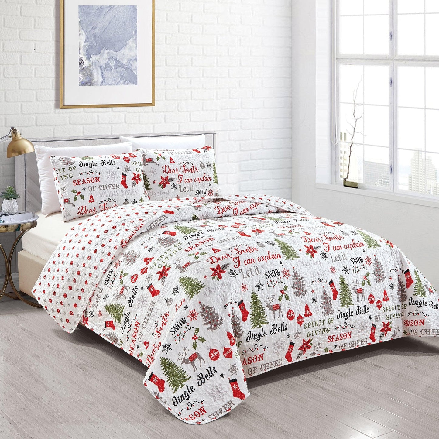 Holiday Quilt Set - Carol Collection