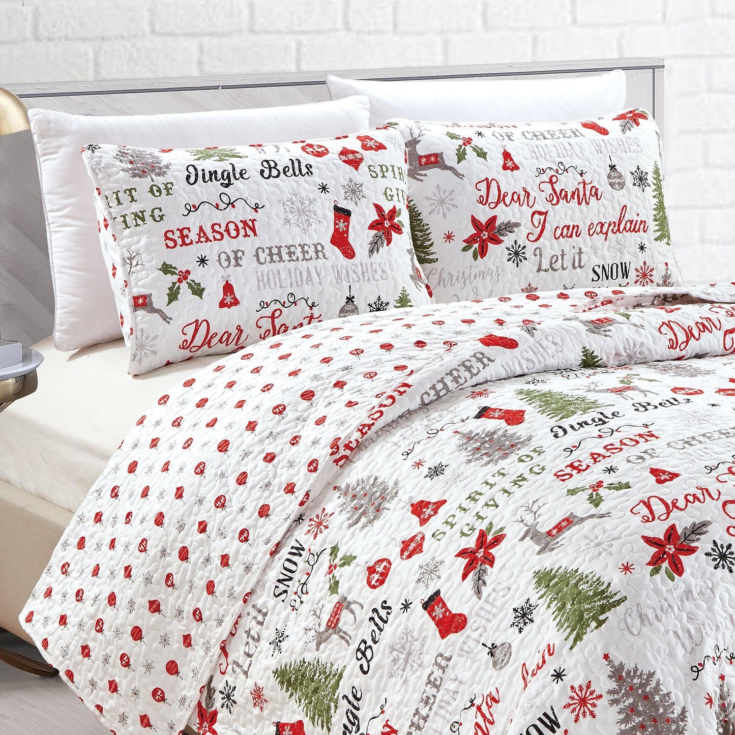 Holiday Quilt Set - Carol Collection
