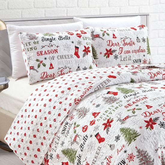 Holiday Quilt Set - Carol Collection