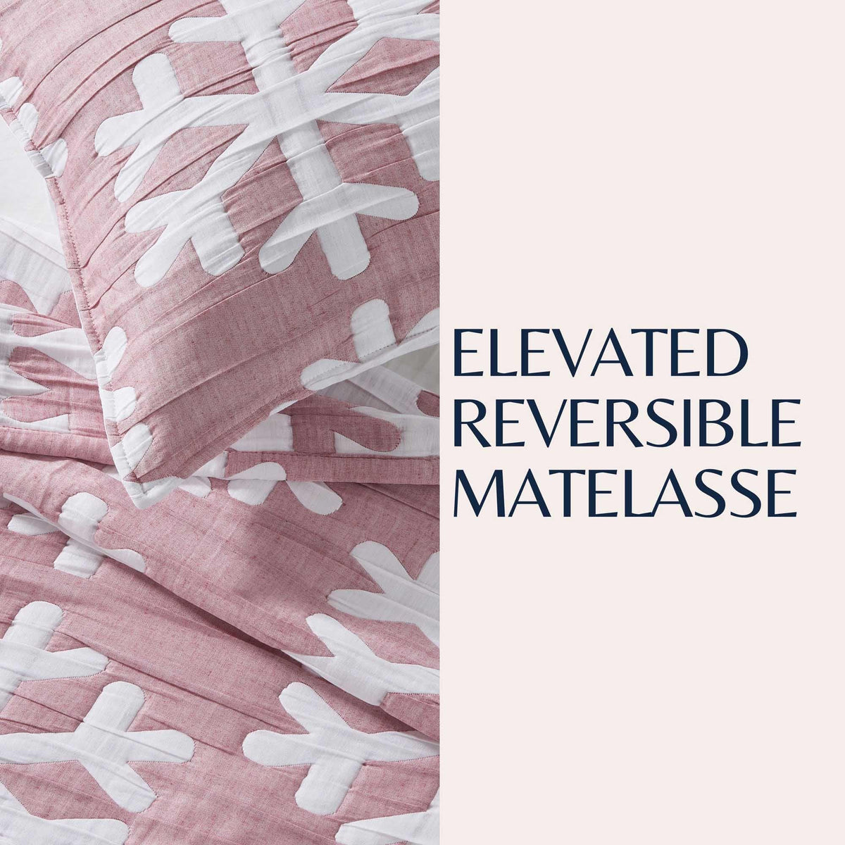 Matelassé Snowflake Quilt Set - Nino Collection