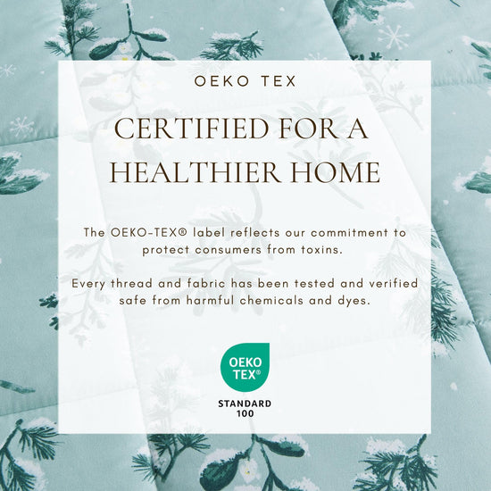 Reversible Christmas Comforter and Sham Set - Holiday / Lodge Odette Collection